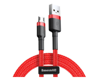 Baseus Kabel Cafule Cable CAMKLF-B09 USB-A /micro USB 1 m czerwony - 1502019 - zdjęcie 1